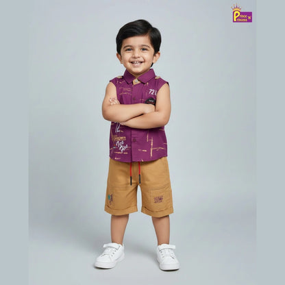 Kids Printed half Sleeve shirt ST217