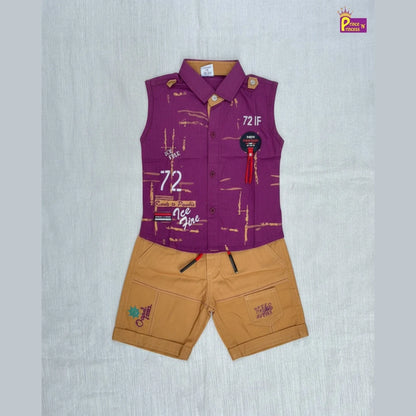 Kids Printed half Sleeve shirt ST217