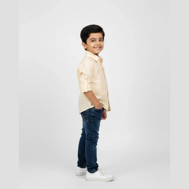 Kids Printed Sandal Full Sleeve Shirt in ST200