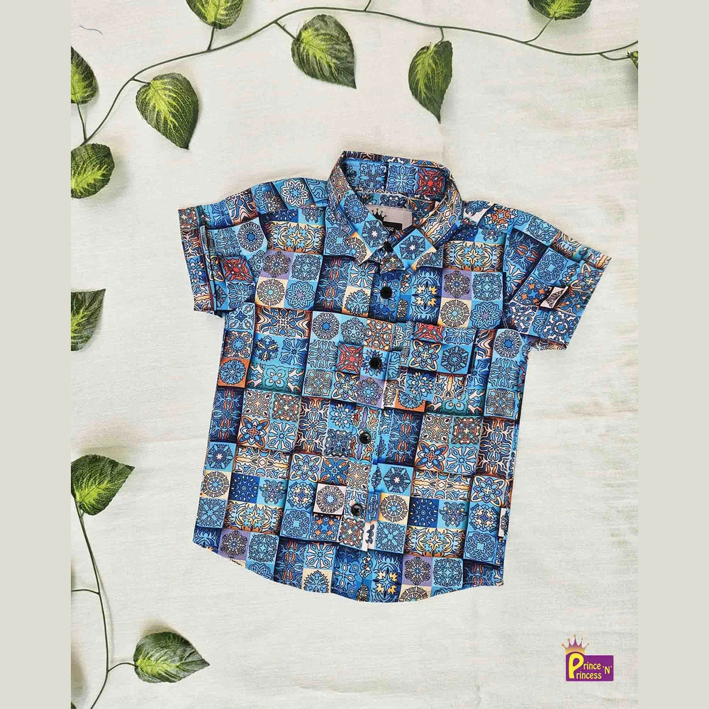 Kids Rama Blue Trendy shirt ST207