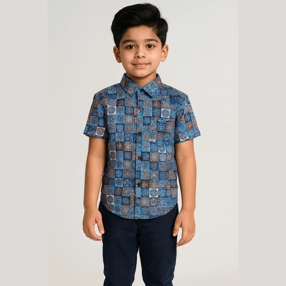 Kids Rama Blue Trendy shirt ST207