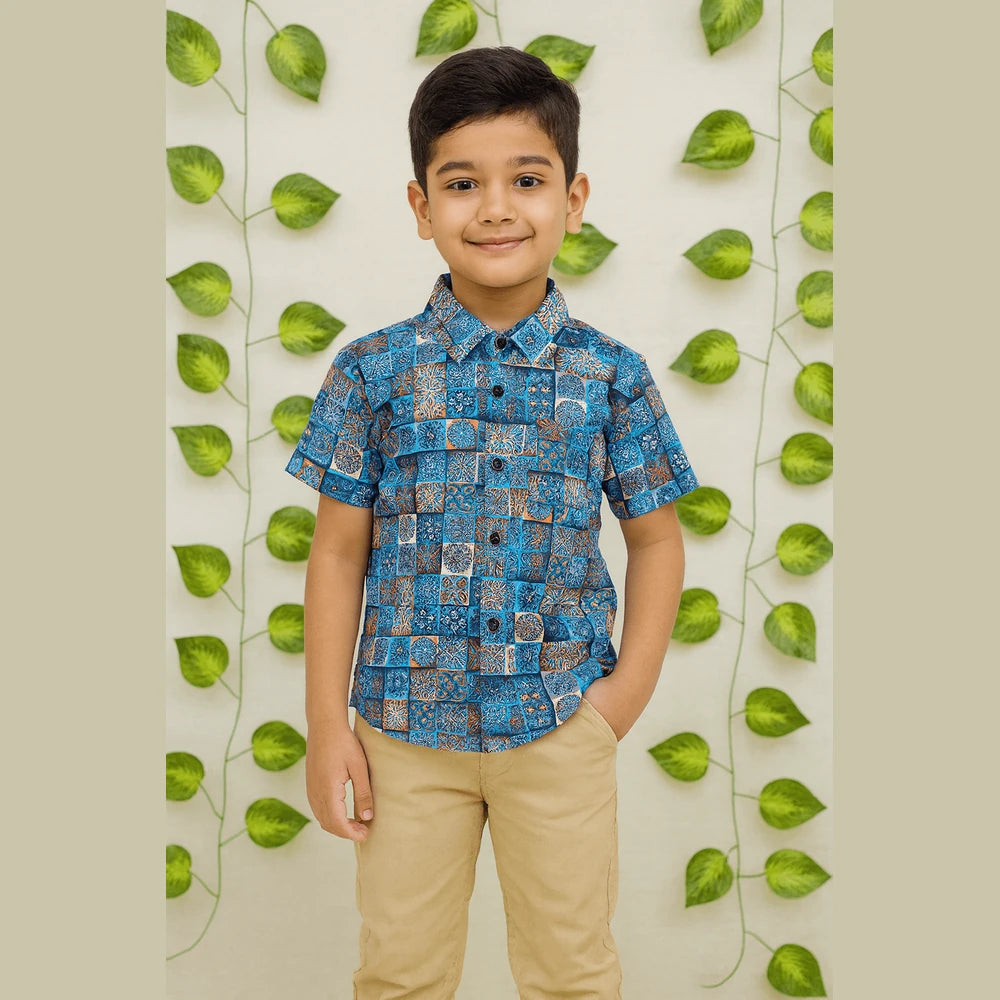 Kids Rama Blue Trendy shirt ST207
