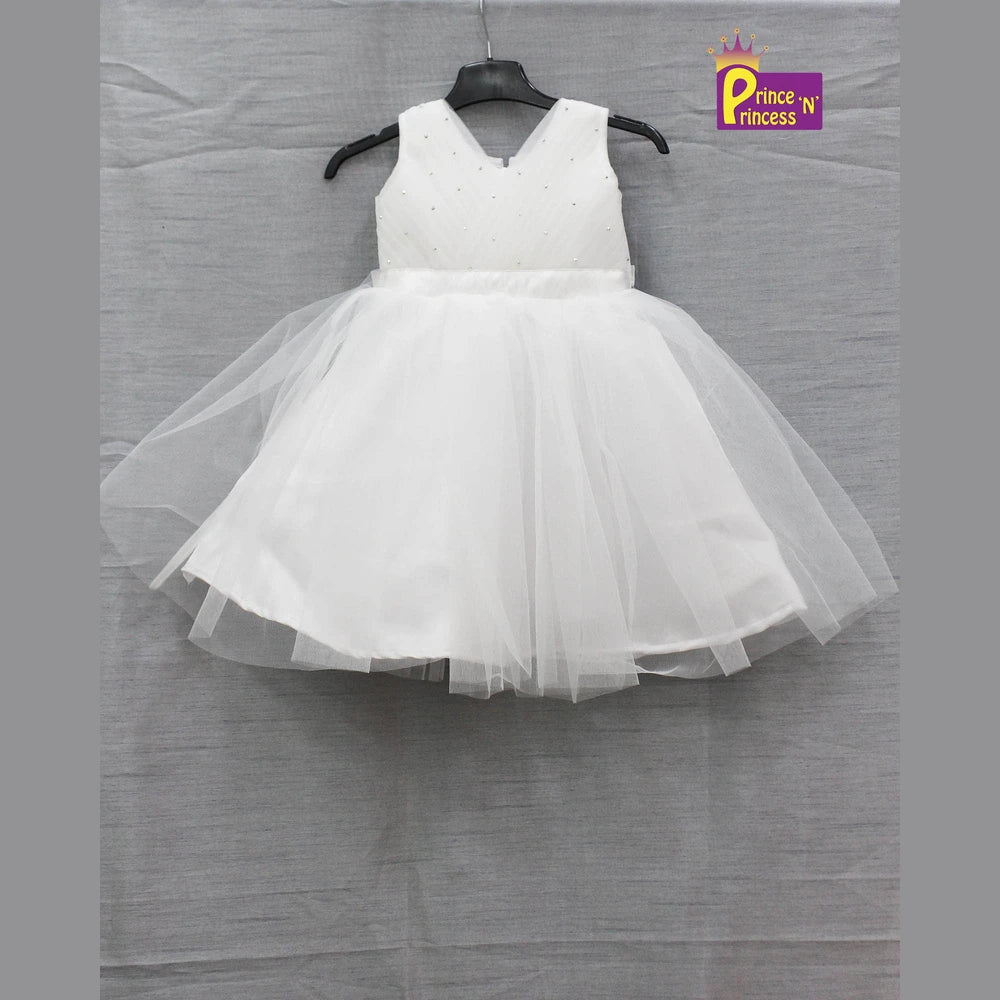 Kids White Festival Gown WGF004