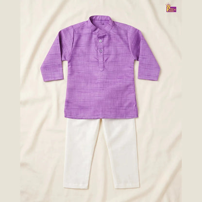 Lavender Boys Kurta Set | Indian Traditional & Festive Wear KP178