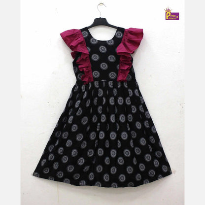 Prince N Princess Black Cotton Frock CF249 (Copy)