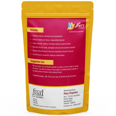 Vallarai Keerai Powder