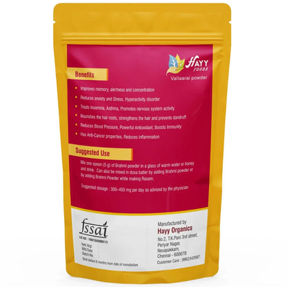 Vallarai Keerai Powder