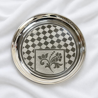 German Silver Plate (Checks)