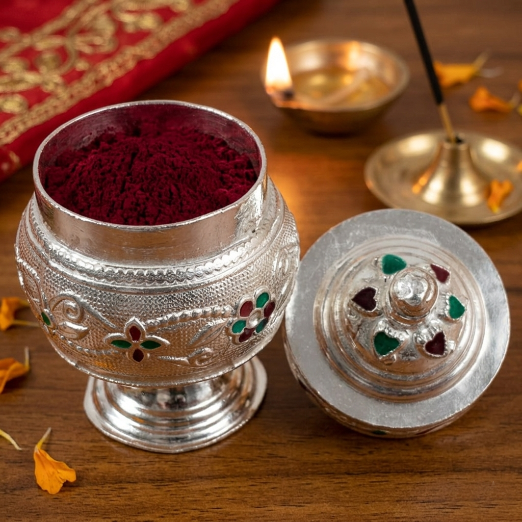 German Silver Kumkum Simil 250gms