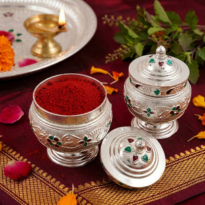 German Silver Kumkum Simil 350gms