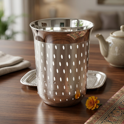 German Silver Gs Glass