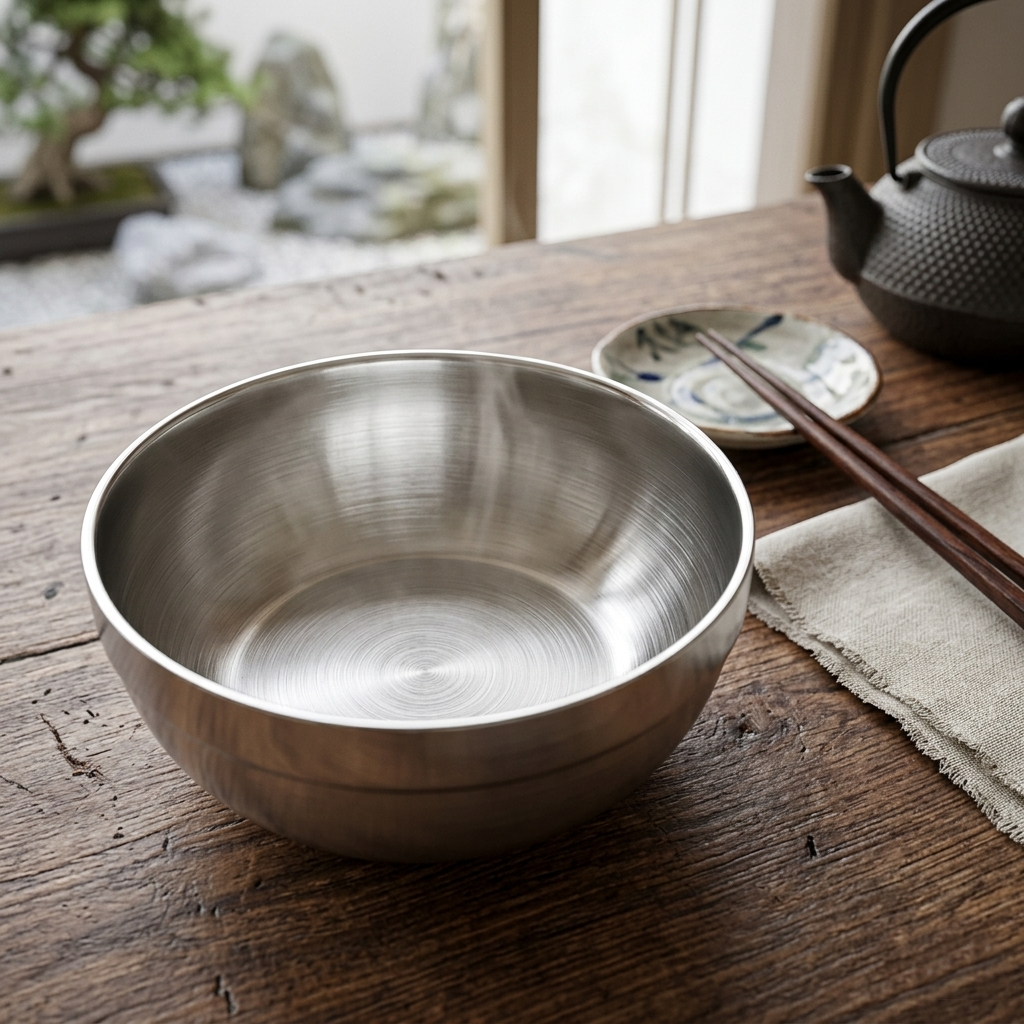 German Silver Bowl-Plain