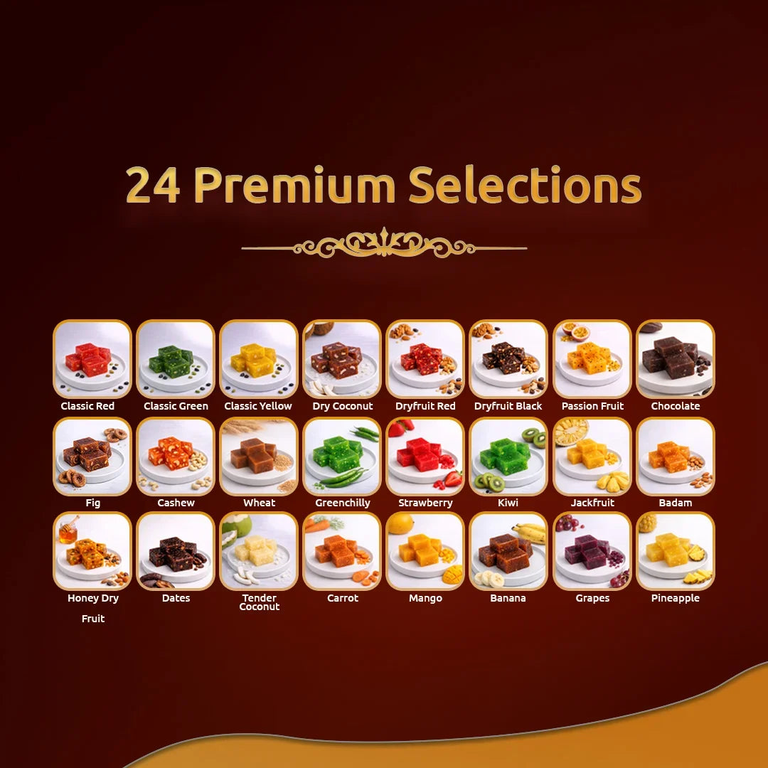 Fulva's 24 Premium Varieties of Kozhikoden Halwa