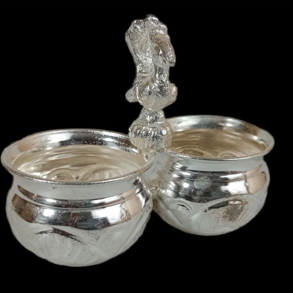 German Silver Kumkum & Sandal