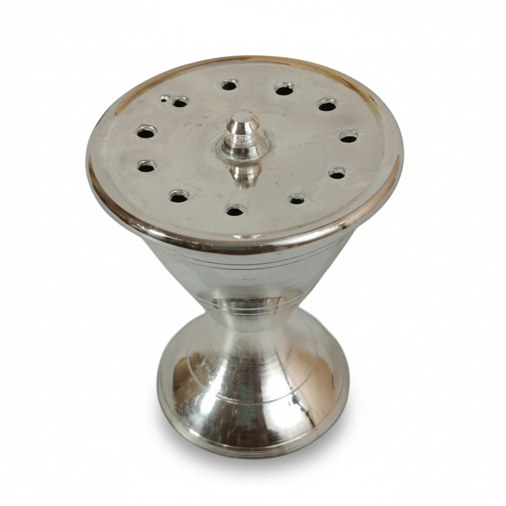 German Silver Agarbathi Stand