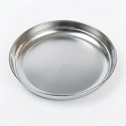 German Silver Plate- Plain 6 Inch