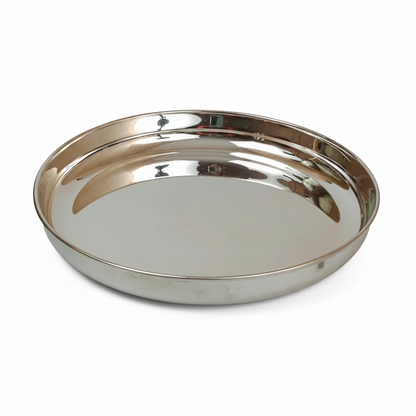 German Silver Plate-Plain 8 inch