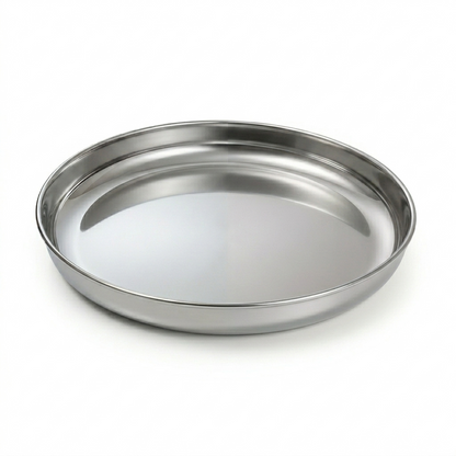 German Silver Plate-Plain 8 Inch