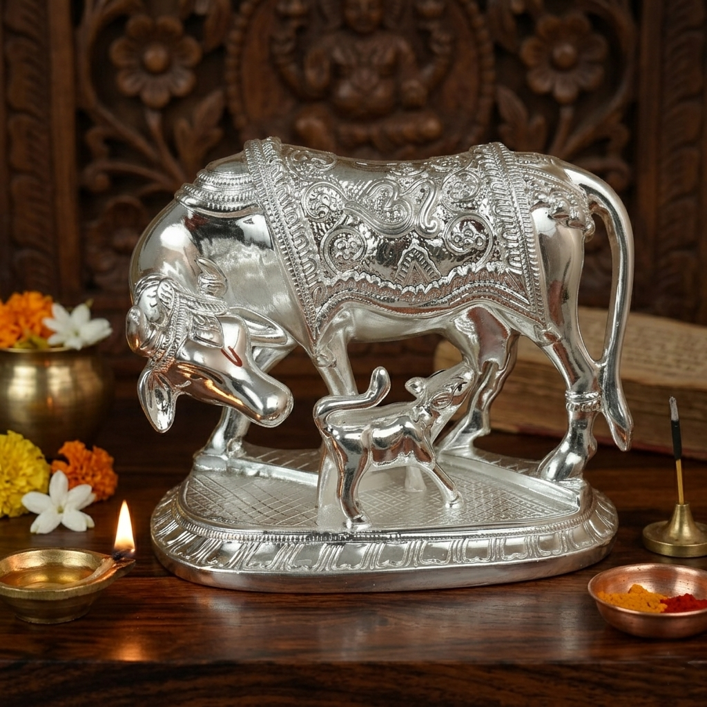 German Silver Kamadenu 840gms