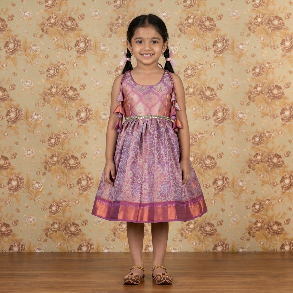 Varnatari's Lavender & Purple Frock