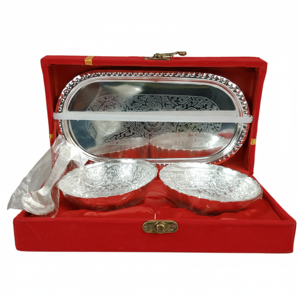German Silver Gift Box - Silver