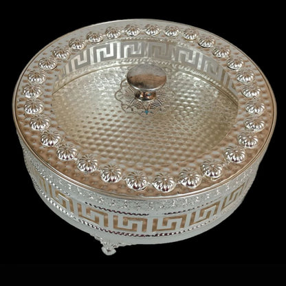 German Silver Dry Fruit Box