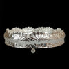 German Silver Tray 8 Inch