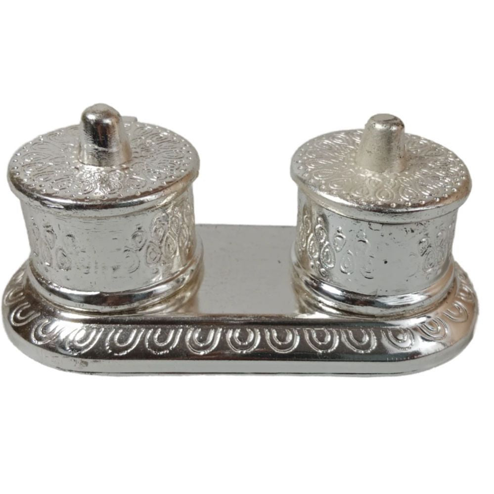 German Silver Kumkum-Lingam