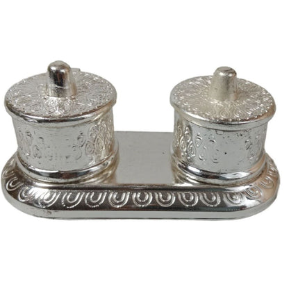 German Silver Kumkum-Lingam