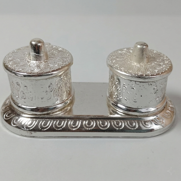 German Silver Kumkum-Lingam