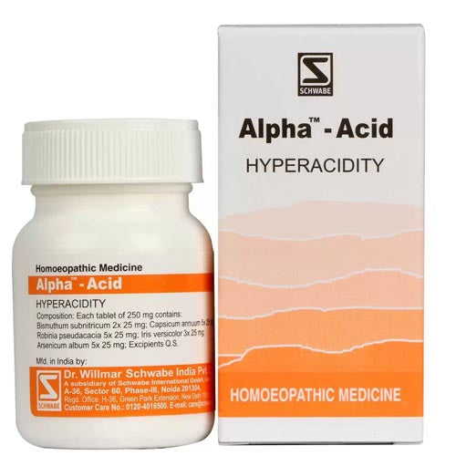 Dr Willmar Schwabe India 
Alpha – Acid