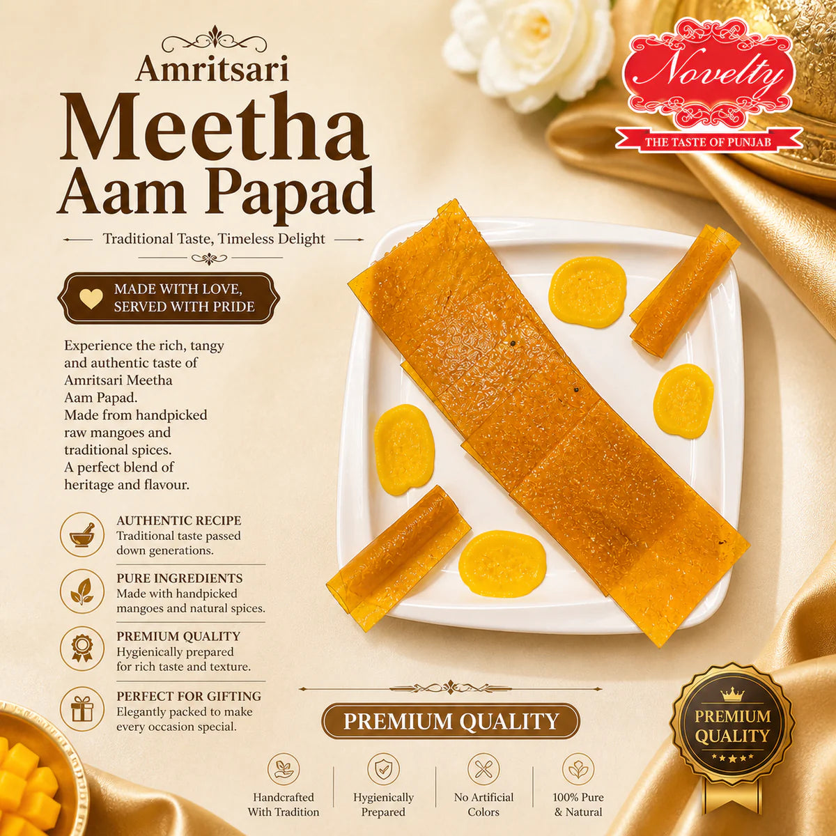 Novelty Sweets Amritsari Meetha Aam Papad