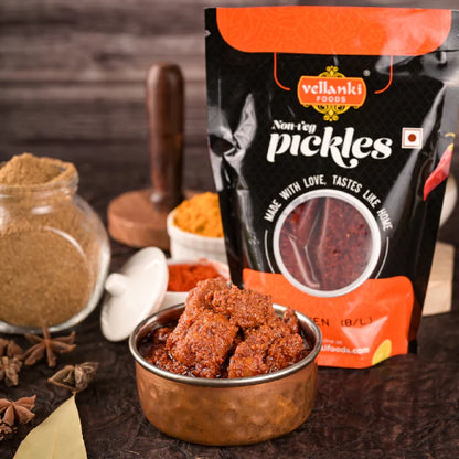 Vellanki Andhra Chicken Pickle (With Bone)