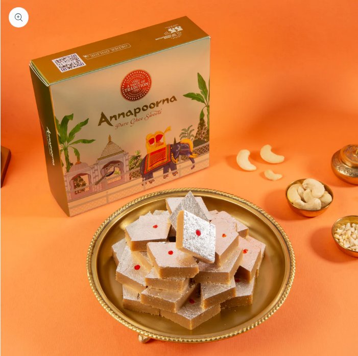 Sree Annapoorna's Anjeer Kaju Cake