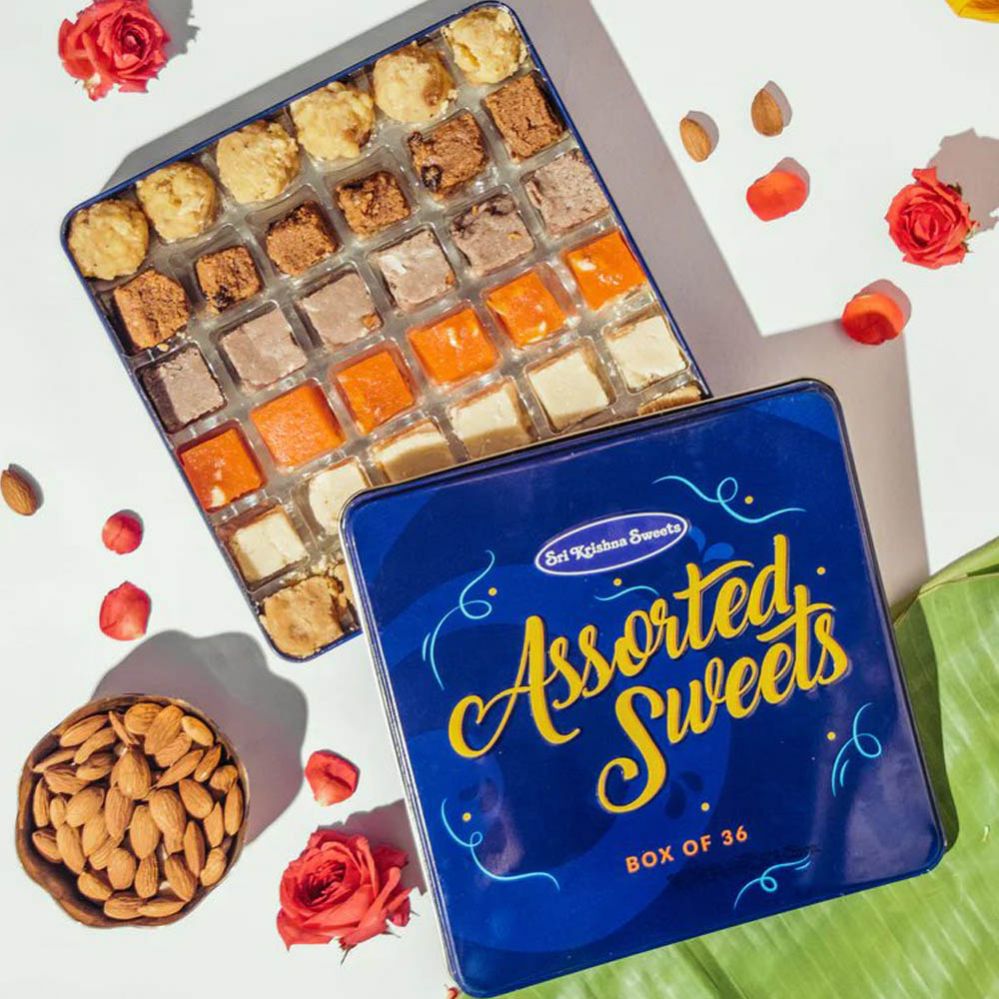 Krishna Sweets Assorted Ghee Sweets 36Pcs