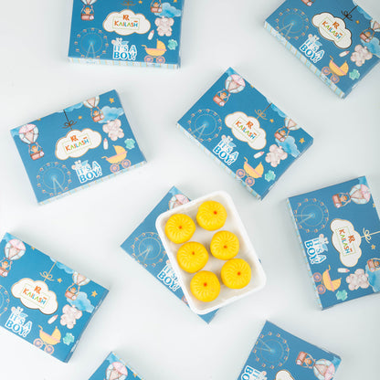Kailash Sweet's Baby Boy Kesar Peda Box
