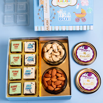 Kailash Sweet's Baby Boy Sweets & Dry Fruit Box