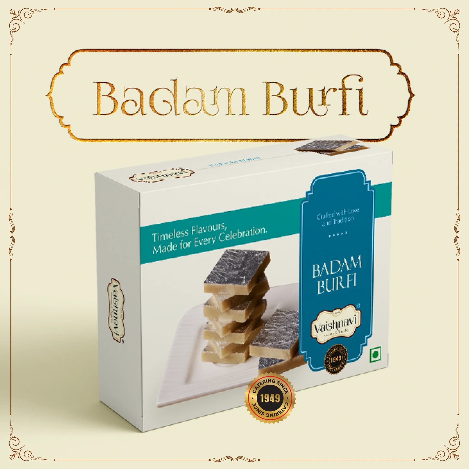 Shree Vaishnavi Sweets' Badam Burfi