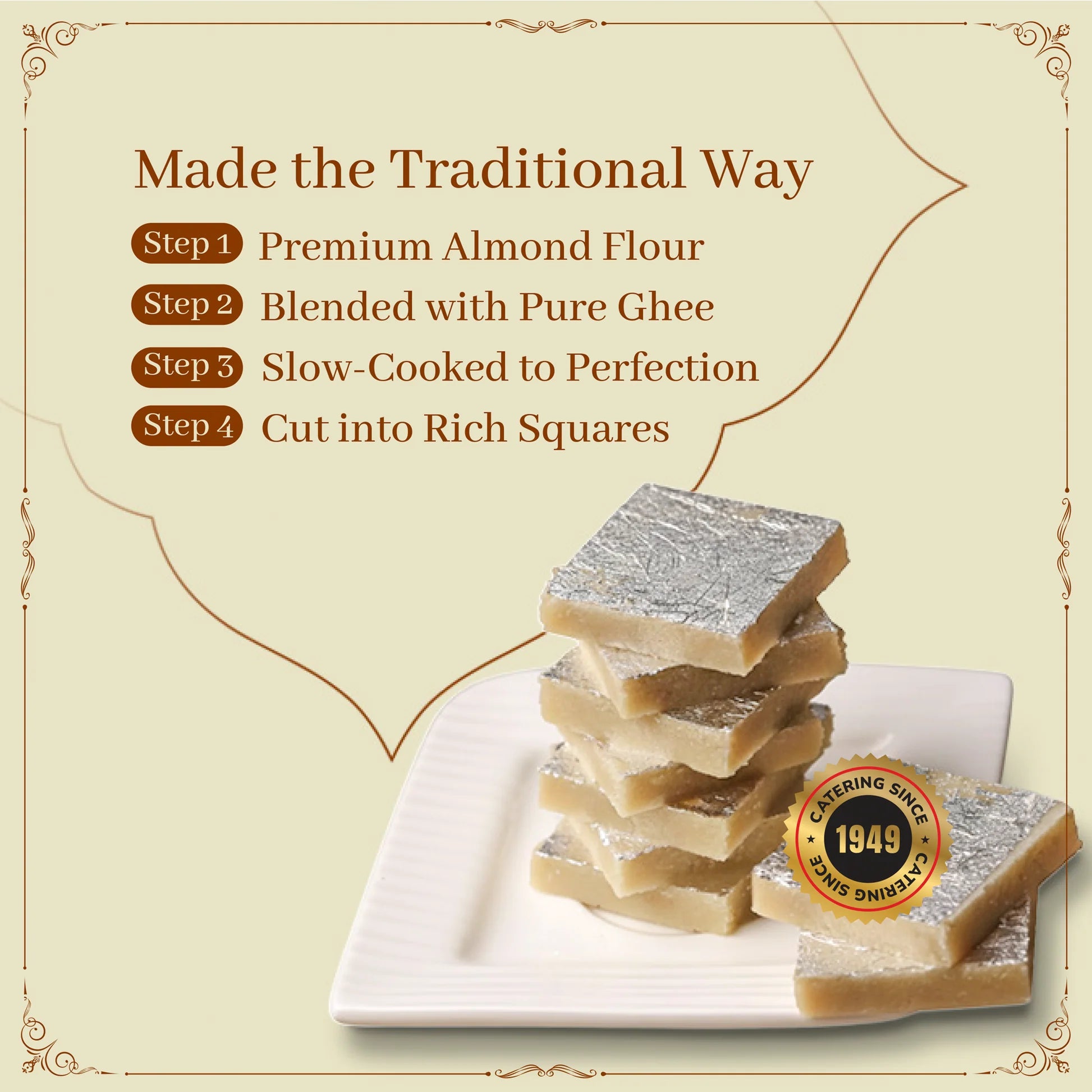 Shree Vaishnavi Sweets' Badam Burfi