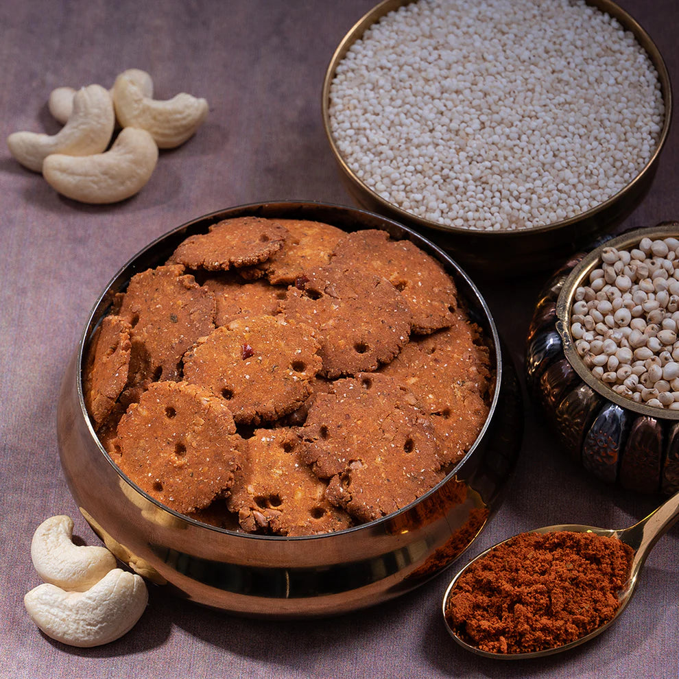 Millet Maagic's Baked Millet Jowar Peri Peri Thattai