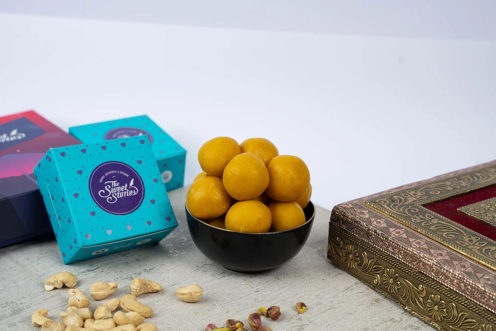 The Sweet Stories Bandar Laddu