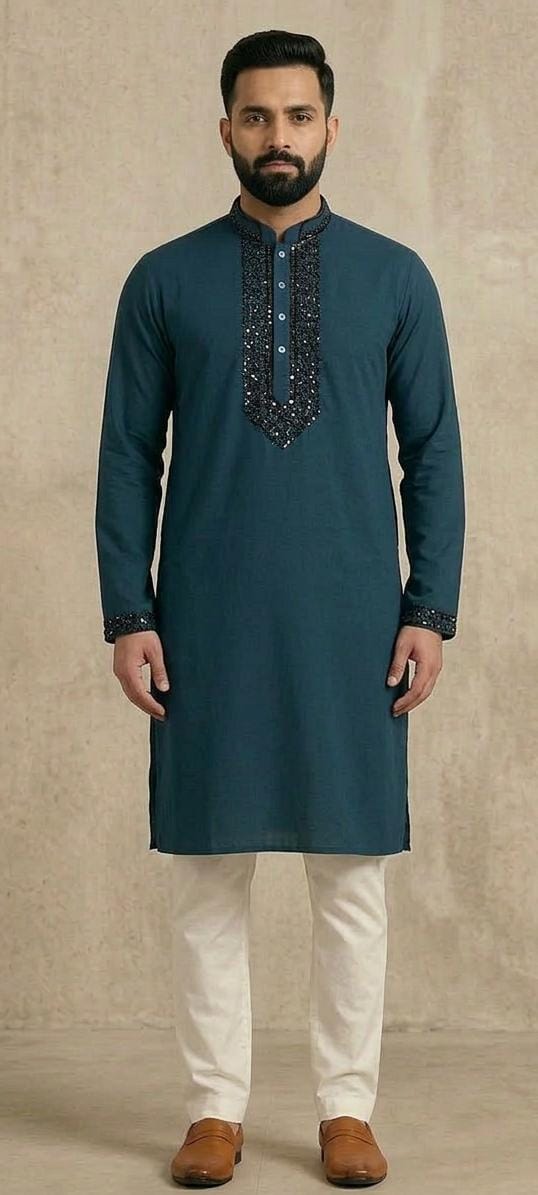 Ananya Exports' Beads Embroidered Kurta