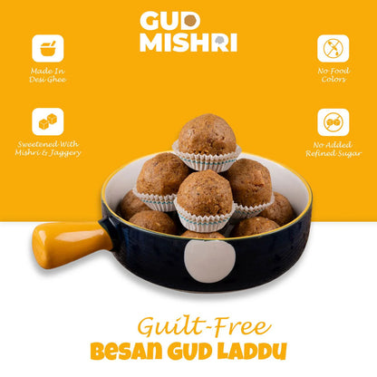Gudmishri Besan Laddu Gud