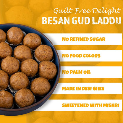 Gudmishri Besan Laddu Gud
