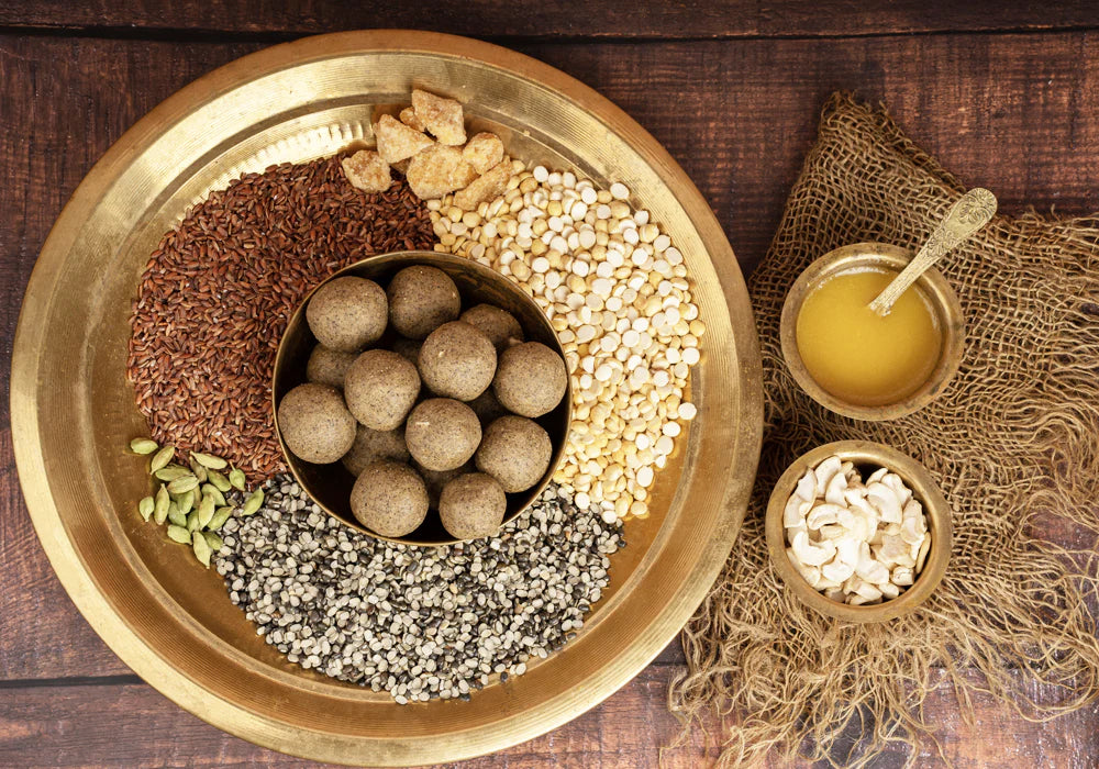 Narchuvai Sweets Black Urad Dal Laddoos