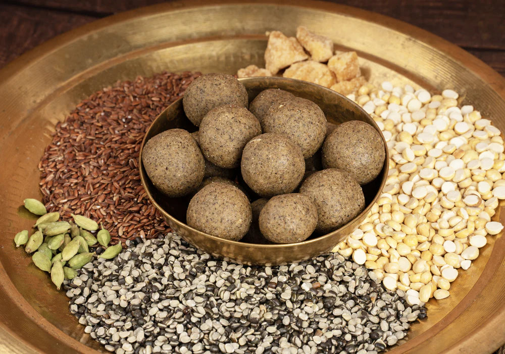 Narchuvai Sweets Black Urad Dal Laddoos