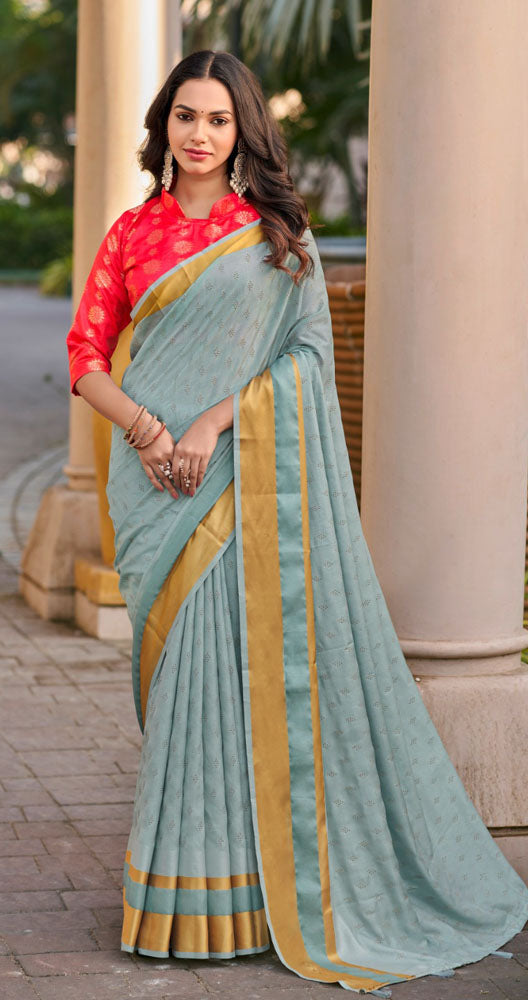 Bluejays Organza Saree Collection