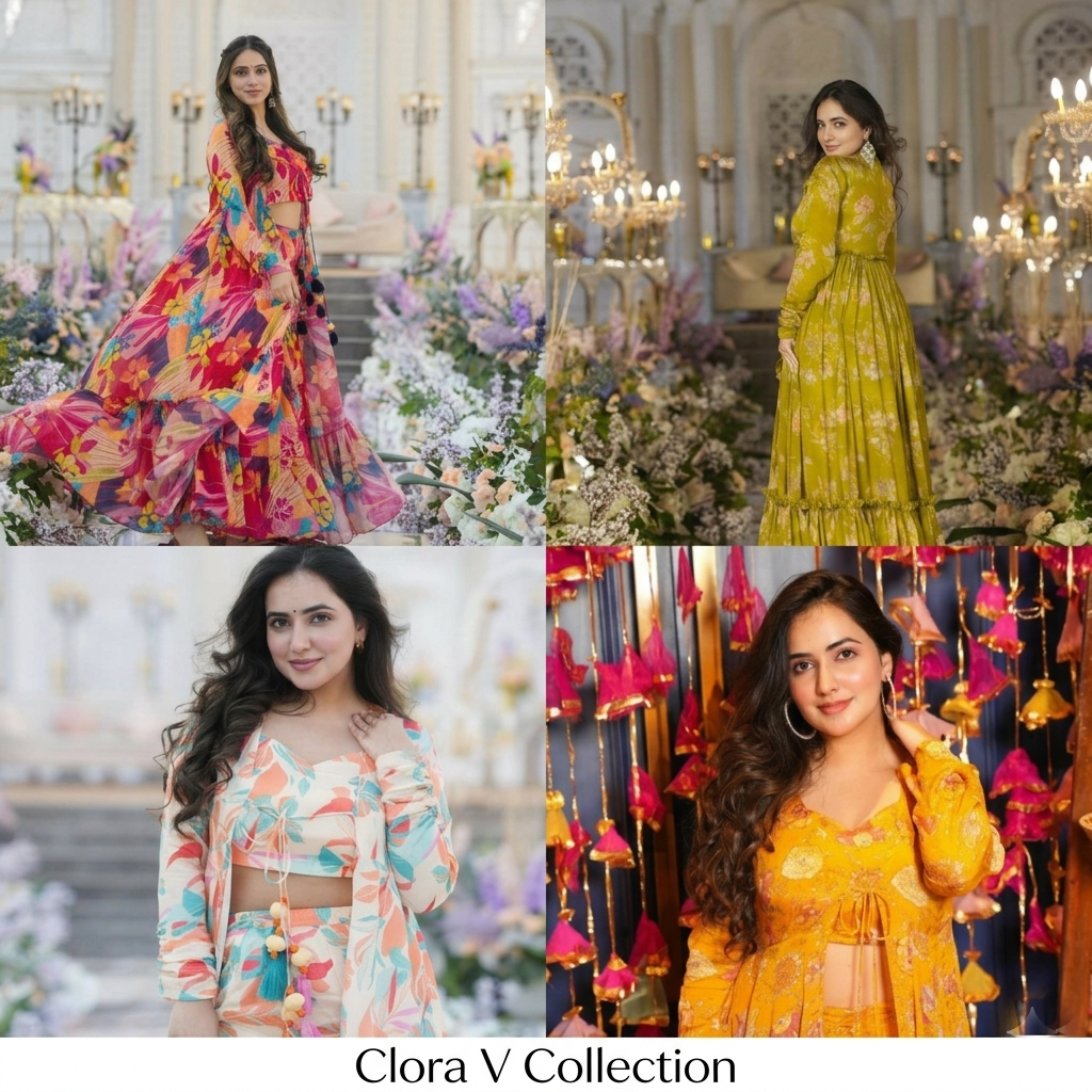 Desire Studio's Koti Style Indo-Western Sharara Set