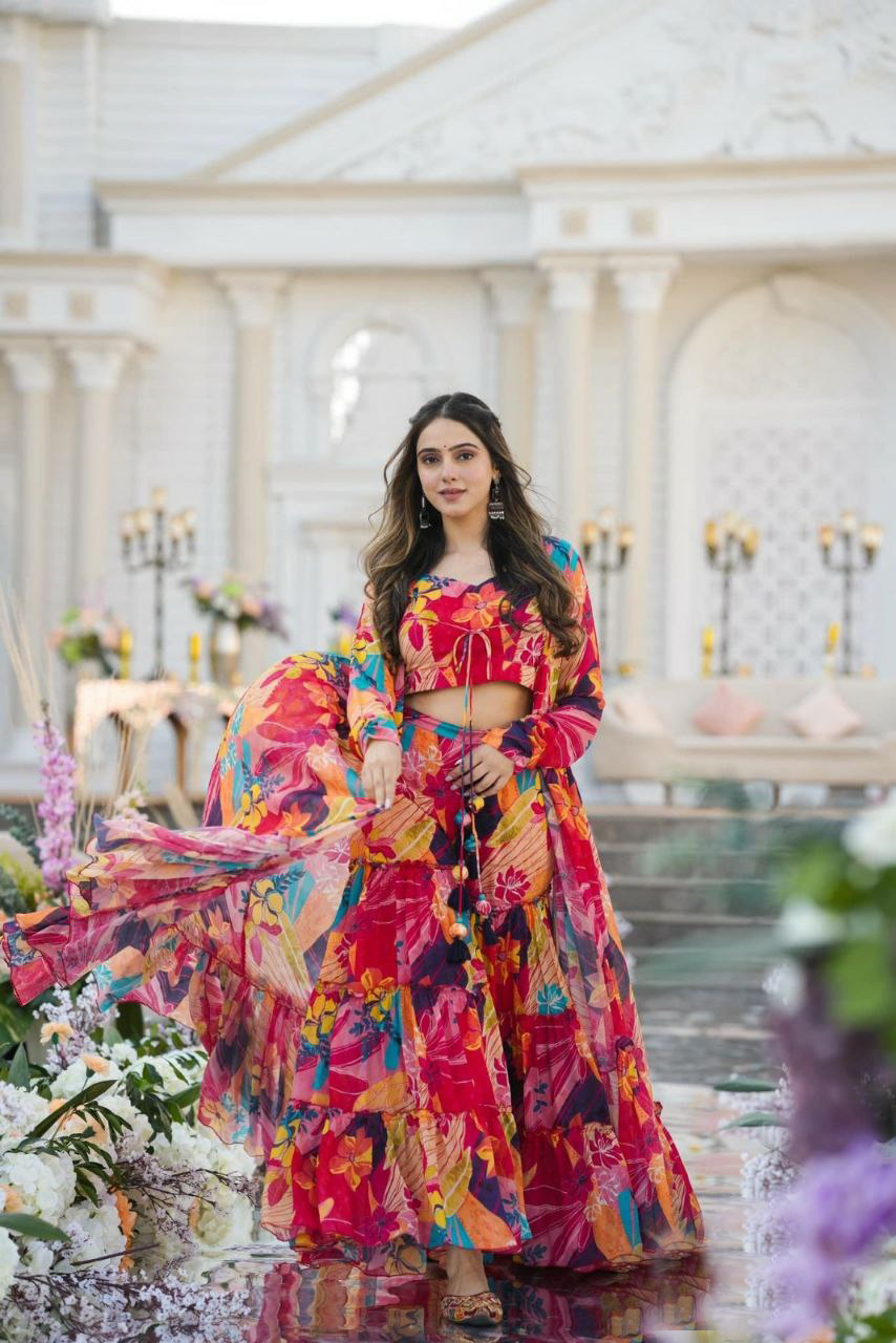 Desire Studio's Koti Style Indo-Western Sharara Set