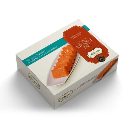 Shree Vaishnavi Sweets' Carrot Mysore Pak